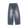 Pantalones para niño, colección primavera/otoño, nuevo estilo 2026, para niños mayores, pantalones vaqueros anchos de otoño, pantalones largos, estilo coreano, modernos para niños