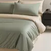 Conjunto de quatro peças de algodão de fibra longa de Xinjiang com 120 fios 100% algodão puro capa de edredom lençol de cama capa de colchão de alta qualidade têxtil para casa Nantong