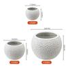 Atacado do Fabricante Vasos de Flores Grandes de Plástico Populares Nórdicos com Design de Superfície Lunar, Arranjo de Flores Artificiais Grandes Moldados por Sopro