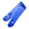 Guantes largos de satén estilo Hepburn para vestido de novia, vestido de fiesta de noche, accesorios para fotos de cumpleaños y escenarios. Conjunto de brazos.