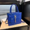Bolso de Cadena para Mujer 2024 Otoño Nueva Moda Casual Bolso de Hombro Bolso Cruzado Ins Personalizado Bolso Tote