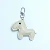 Huayang Llavero Colgante de Cuero de Caballo Personalizable Accesorios Decoración de Bolso DIY Llavero de Joyería PU Venta al por Mayor