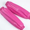 Mangas de Cuero Extendidas Mangas Impermeables y Resistentes al Aceite para Hombres y Mujeres Mangas de Trabajo de Cocina Protección Laboral Mangas de Cuero Suave de PU