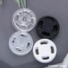 Broche de Presión Plástico Blanco Transparente Ecológico 7MM Folleto Impreso Ropa Hebilla Invisible Macho-Hembra Fabricante Venta al por Mayor