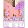 Decoración de Escena de Cumpleaños para Ceremonia de Adulto de 18 Años Chica Red Social Tema Mariposa Súper Tablero KT Fondo con Sentido Avanzado