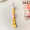 Lanyard fofo de urso para celular, cordão para ornamentos de celular, corda anti-perda, corda curta ajustável, lanyard para capa de celular em estoque