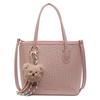 Bolso bandolera informal tipo cubo, portátil, de alta calidad, con patrón tejido, para mujer, ideal para el trabajo y el uso diario.