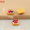 Nueva Serie Tostada Accesorios de Resina Pegamento de Crema DIY Accesorios para el Cabello Pinzas para el Cabello Colgantes Adornos Decoraciones