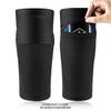 Protetor de perna capa fixa meias de inserção interna bolso coberto protetor de perna inserção reforçada de camada dupla bolsa meias de futebol