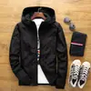 Jaqueta Masculina Transfronteiriça Primavera e Outono 2025 Estilo Coreano Casaco Versão Pura Masculina Jaqueta com Capuz Cor Sólida Moda Esportiva Tendência