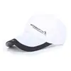 Versión coreana de la cantidad de siete piezas de gorra de red de béisbol de golf de personas pequeñas moda Joker pesca sombrilla exterior gorra de pico de pato