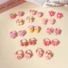Elásticos de Cabelo para Polegar de Bebê, Presilhas de Cabelo Infantis com Desenhos de Frutas que Não Danificam o Cabelo, Tranças de Cabelo Fofas para Bebês, Acessórios de Cabelo, Acessórios de Cabeça