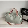 Compartimento Separado para Sapatos, Bolsa de Viagem Multifuncional, Bolsa de Ombro Portátil, Leve, Resistente ao Desgaste, Bolsa Esportiva para Fitness, Bolsa Tote de Ombro Prática