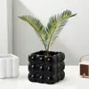 Nuevo macetero cuadrado de cerámica estilo chino, simple y lujoso con un toque de alta gama, adecuado para plantas verdes de interior y plantas en maceta, una pieza decorativa para balcón y sala de estar