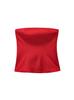 Blusa sin tirantes de satén de seda, elegante, ajustada, sencilla y combinable, para mujer europea y americana, primavera 2025, 2215650