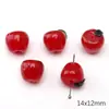 Cuentas de Vid Serie Frutas Pera Manzana Fresa Kit de Materiales para Pulsera Collar Joyería DIY Hecho a Mano