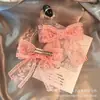Accesorios para el Cabello Coreanos de Alta Gama Pasador de Encaje Hecho a Mano con Lazo Pasador para Moño de Niña Pinza Lateral Pinza para Flequillo de Mujer