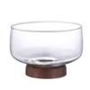 Criativo Preguiçoso Madeira de Acácia Vidro Perna Alta Prato de Frutas Doméstico Moderno Simples Ornamentos de Mesa de Café Lanches Doce Fruta Seca Prato