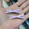 4,5cm Presilha Bico de Pato Cor Doce Grampo de Cabelo Cruzado Desenho Animado Infantil Presilha Lateral Acessórios de Cabelo Nova Presilha de Liga Colorida