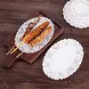 Papel absorbente de grasa para cocina para alimentos fritos, papel de hornear, papel para decorar pasteles, papel de horno para pizza, capacillos redondos específicos para horno