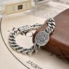 Pulsera Retro Zakilam Dios de la Riqueza para Mujer Fog Lin, Joyería de Nicho de Lujo Ligero para Niños, Sentido Avanzado, Punk, Venta Directa de Fábrica
