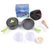 Amazon Explosions DS-200 Conjunto Portátil para Acampamento ao Ar Livre Panela para 1-2 Pessoas Piquenique Churrasqueira Panela Utensílios