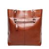 Bolsa Tote Transfronteiriça Rpet Reciclado Pu Bolsa de Axila de Couro Rpet Bolsa de Ombro Feminina Reciclada Fábrica Personalizada
