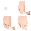 Separador de Dedos del Pie Pulgar Hallux Valgus Dedos Superpuestos Separador Suave Anti-Desgaste Separador de Dedos Ajustable con Velcro