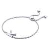 Suprimento de fábrica joias moda europeia e americana temperamento design ins pulseira de aço inoxidável 26 letras do alfabeto feminino