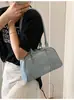 Bolsa Tote de Couro Macio Retrô de Nicho Transfronteiriça 2026 Nova Versátil Moda Ombro Axila Bolsa de Mão Tote