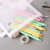 Bolsa de Arquivo com Zíper de Tela Bolsa de Material Escolar para Estudante Espessada Múltiplas Especificações Bolsa de Armazenamento de Nylon Bolsa de Mão para Escritório para Recibos