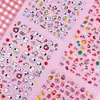 Novos Adesivos 5D Em relevo para Nail Art Desenho Animado Infantis Fofo Graffiti Gatinho Coelho Raposa Chikawa Snoopy