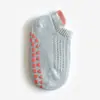 Calcetines de piso para bebés recién nacidos y niños, calcetines de algodón finos de verano para niños y niñas, calcetines cortos de malla transpirable para interiores, antideslizantes, tipo calcetín
