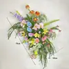 Arreglos Florales Artificiales Jardín Monet, Arreglos Florales de Piso para Bodas Estilo Bosque, Decoraciones de Boda, Decoraciones de Ventana, Arte Floral Falso Decorativo