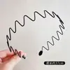 Faixa de Cabeça Preta Masculina para Lavar o Rosto, Faixa de Cabelo para Esportes, Presilha de Cabelo Invisível para Cabelo com Volume, Faixa de Cabelo para Fixar Cabelo, Presilha de Cabelo que Não Aperta