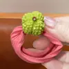 Lindo Set de Gomas para el Cabello de Frutas Dopamina Girly Cuerdas para el Cabello Bandas Elásticas Accesorios para el Cabello Diademas Adornos para el Cabello