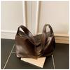 Bolso Grande de Mujer Vintage 2026 Nuevo Bolso Cruzado de Hombro Casual Bolso Sencillo para el Trabajo y el Trayecto Bolso Dumpling