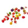Romã Morango Melancia Cereja Fruta Coleção Liga Gota Pingente Brincos Bonitos Acessórios de Jóias DIY Material