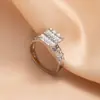 Anel de Gema Pedra Preciosa Ovo de Pomba da Paz com Diamante Roxo Venda Quente Transfronteiriça Anel de Casamento Europeu e Americano com Quatro Garras com Diamantes e Vários Acessórios de Mão Femininos