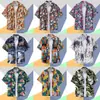 Camisa de Manga Corta Estampada Hawaiana para Hombre Verano Viajes Vacaciones en la Costa Playa Camisa de Hombre Holgada Fantasía Top