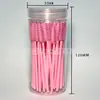 Peine para Pestañas, Peine para Cejas, Cepillo Pequeño en Espiral, Peine para Extensiones de Pestañas, Cepillo para Extensiones de Pestañas de Belleza Empaquetado en Cubo