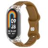 Adecuado para Correa de Reloj Xiaomi Mi Band 10 Correa de Reloj de Silicona con Patrón de Cuero Xiaomi Mi Band 34567 Correa de Reloj Xiaomi Mi Band 8/9