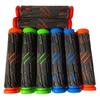 Funda para manillar de bicicleta de montaña, antideslizante, de goma suave, de dos colores, 13 cm de largo, accesorios
