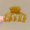 Presilha de Cabelo com Toque de Luxo, Presilha Grande de Tubarão para a Parte de Trás da Cabeça, Grampo de Cabelo com Laço para Penteados Presos, Adequado para Cabelos Grossos