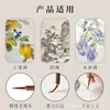 Pintura China Pincelada Fina Pluma de Contorno Pelo de Lobo Punta de Rama de Flor Bigote de Rata Nervadura de Hoja Pelo Rojo Pequeño Set Grande Mediano Pequeño para Principiantes