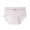 Ropa Interior de Algodón Puro de Cintura Media 10A Antibacterial Virus para Mujer con Entrepierna Extendida, Suave, Transpirable y Sin Marcas Calzones Triángulo para Mujer