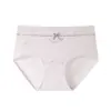 Ropa Interior de Algodón Puro de Cintura Media 10A Antibacterial Virus para Mujer con Entrepierna Extendida, Suave, Transpirable y Sin Marcas Calzones Triángulo para Mujer