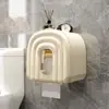 Caja de Pañuelos de Dibujos Animados Linda para Montar en la Pared, No Requiere Taladro, para Baño del Hogar, Inodoro y Baño