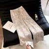 Pantalones Casuales de Cintura Elástica Estampado de Leopardo Estilo Retro Americano para Hombre y Mujer Otoño Nuevo Estilo Sueltos Versátiles Caída Pantalones de Pierna Ancha