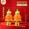 Lámpara de Fortuna Wanglai, lámpara con forma de piña, arde durante 3 días, lámpara de manteca de piña, vela de ofrenda budista sin humo, lámpara Wanglai